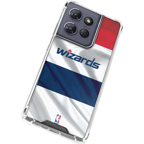 NBA Washington Wizards Home Jersey Moto G Play 5G (2025) Clear Case